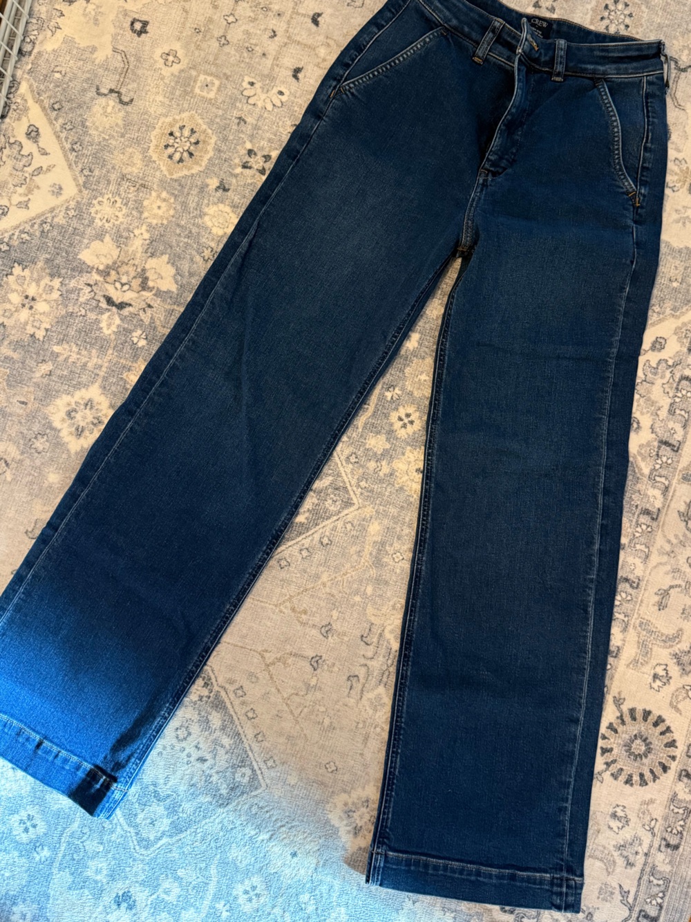 J. Crew Women's high rise trouser jeans